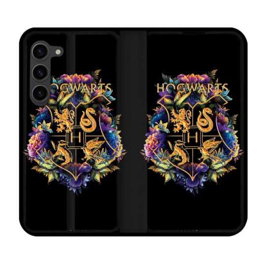 Housse Cuir Portefeuille Pour Samsung Galaxy S23 Plus Harry Potter Hogwarts