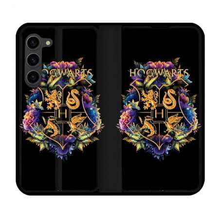 Housse Cuir Portefeuille Pour Samsung Galaxy S23 Plus Harry Potter Hogwarts