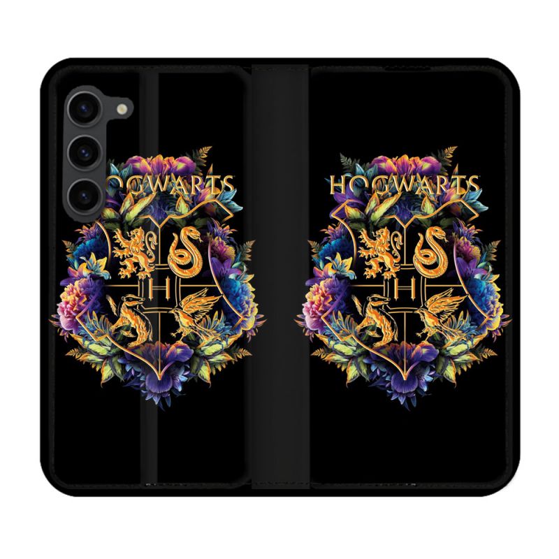 Housse Cuir Portefeuille Pour Samsung Galaxy S23 Plus Harry Potter Hogwarts