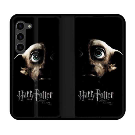 Housse Cuir Portefeuille Pour Samsung Galaxy S23 Plus Harry Potter Hollows Dobby