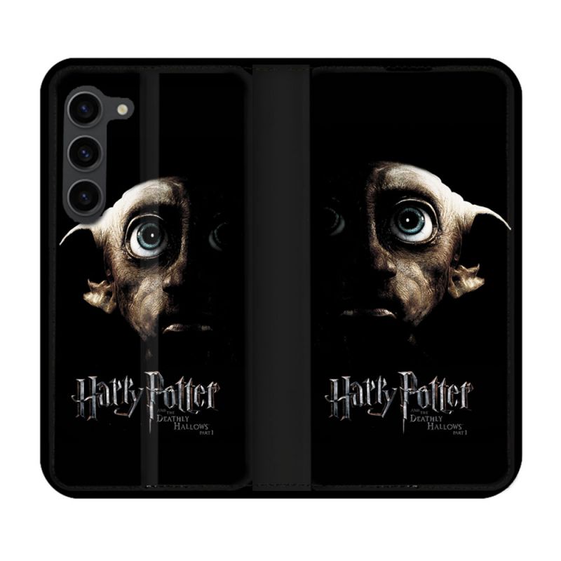 Housse Cuir Portefeuille Pour Samsung Galaxy S23 Plus Harry Potter Hollows Dobby