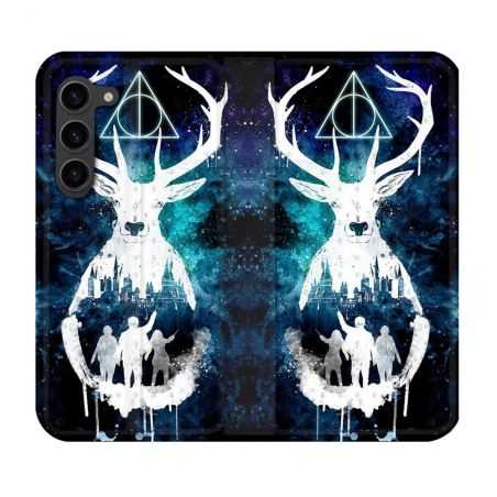 Housse Cuir Portefeuille Pour Samsung Galaxy S23 Plus Harry Potter Patronome