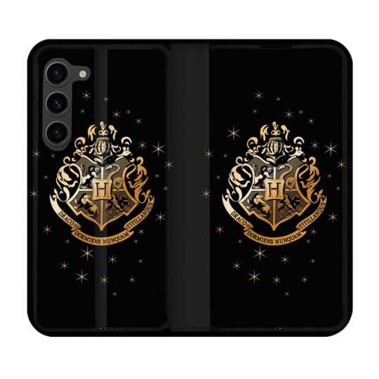 Housse Cuir Portefeuille Pour Samsung Galaxy S23 Plus Harry Potter Poudlard