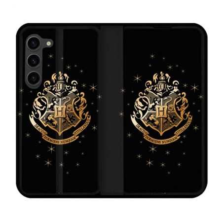 Housse Cuir Portefeuille Pour Samsung Galaxy S23 Plus Harry Potter Poudlard