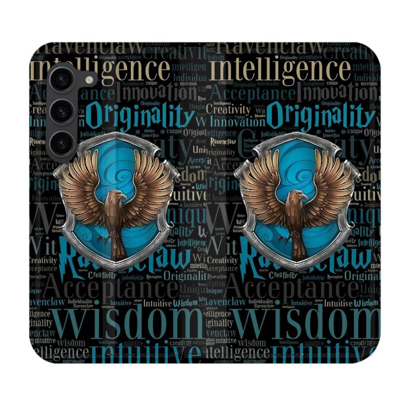 Housse Cuir Portefeuille Pour Samsung Galaxy S23 Plus Harry Potter Serdaigle