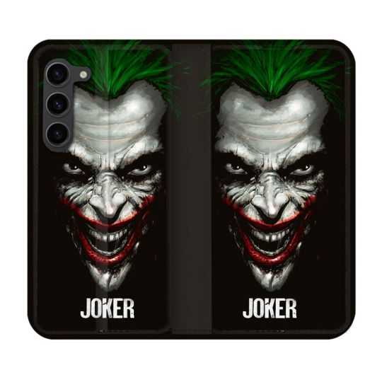 Housse Cuir Portefeuille Pour Samsung Galaxy S23 Plus Joker Noir