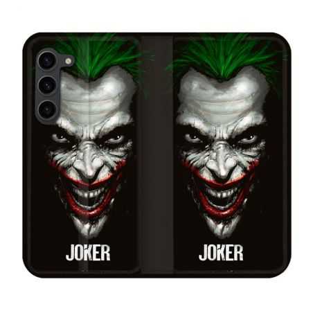 Housse Cuir Portefeuille Pour Samsung Galaxy S23 Plus Joker Noir