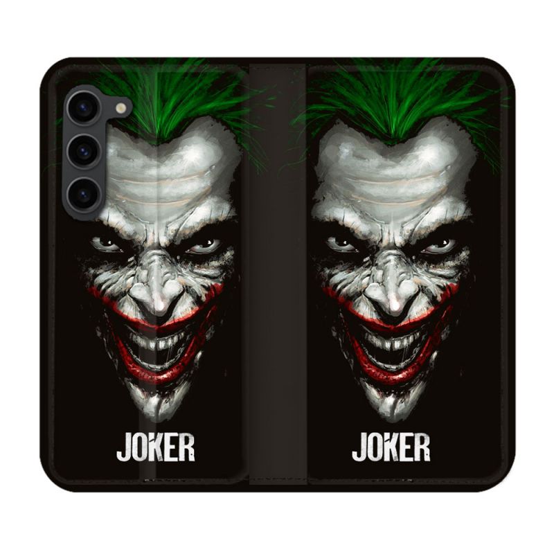 Housse Cuir Portefeuille Pour Samsung Galaxy S23 Plus Joker Noir