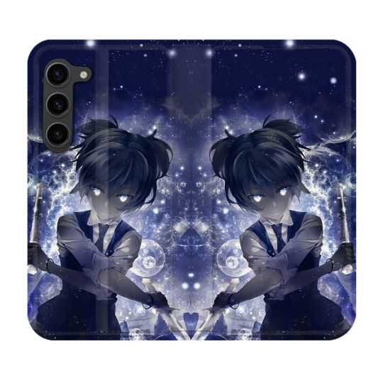 Housse Cuir Portefeuille Pour Samsung Galaxy S23 Plus Manga Assassination Classroom Nagisa
