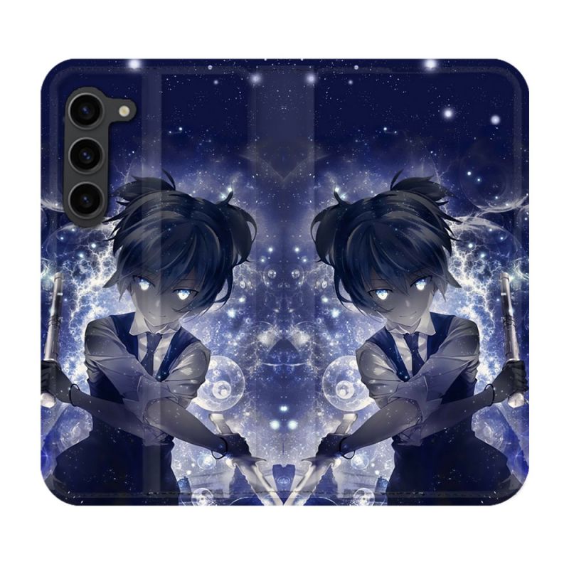 Housse Cuir Portefeuille Pour Samsung Galaxy S23 Plus Manga Assassination Classroom Nagisa