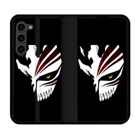 Housse Cuir Portefeuille Pour Samsung Galaxy S23 Plus Manga Bleach Masque