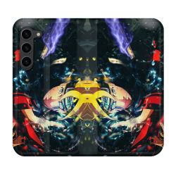 Housse Cuir Portefeuille Pour Samsung Galaxy S23 Plus Manga Boruto Eclair