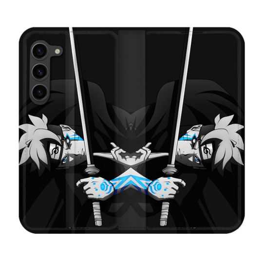 Housse Cuir Portefeuille Pour Samsung Galaxy S23 Plus Manga Boruto Epée