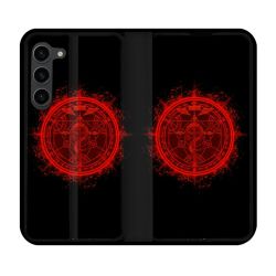 Housse Cuir Portefeuille Pour Samsung Galaxy S23 Plus Manga Fullmetal Alchemist Logo