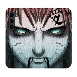 Housse Cuir Portefeuille Pour Samsung Galaxy S23 Plus Manga Naruto Gaara
