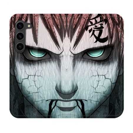 Housse Cuir Portefeuille Pour Samsung Galaxy S23 Plus Manga Naruto Gaara