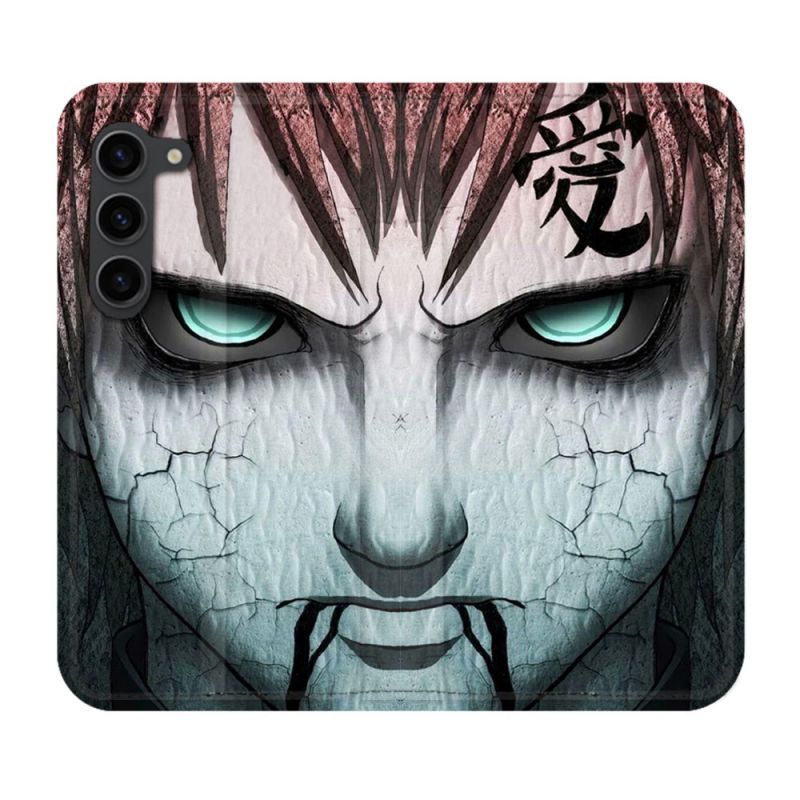 Housse Cuir Portefeuille Pour Samsung Galaxy S23 Plus Manga Naruto Gaara