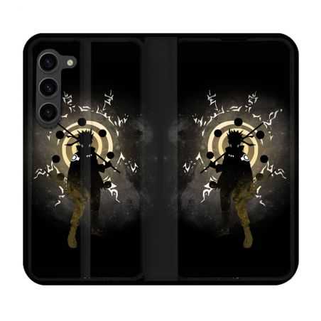 Housse Cuir Portefeuille Pour Samsung Galaxy S23 Plus Manga Naruto Sage