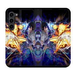 Housse Cuir Portefeuille Pour Samsung Galaxy S23 Plus Manga Naruto VS