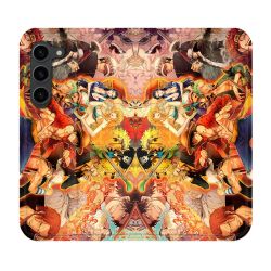 Housse Cuir Portefeuille Pour Samsung Galaxy S23 Plus Manga One Piece Nakama