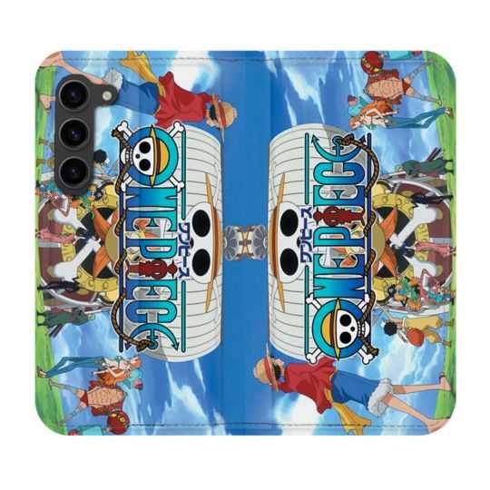 Housse Cuir Portefeuille Pour Samsung Galaxy S23 Plus Manga One Piece Sunny