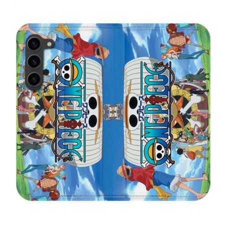Housse Cuir Portefeuille Pour Samsung Galaxy S23 Plus Manga One Piece Sunny