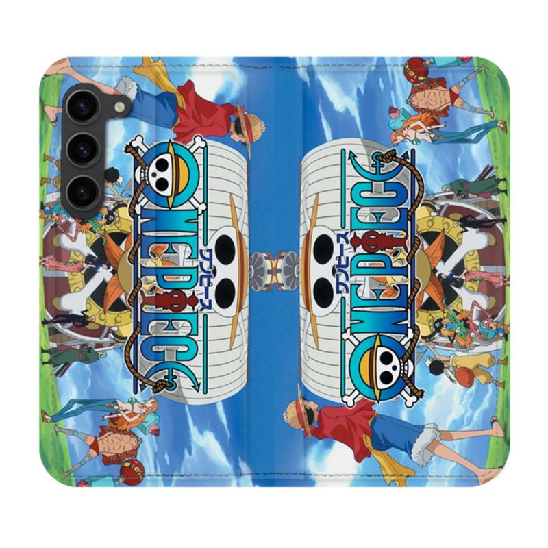 Housse Cuir Portefeuille Pour Samsung Galaxy S23 Plus Manga One Piece Sunny