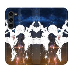 Housse Cuir Portefeuille Pour Samsung Galaxy S23 Plus Manga SAO sword Art Online Asuna