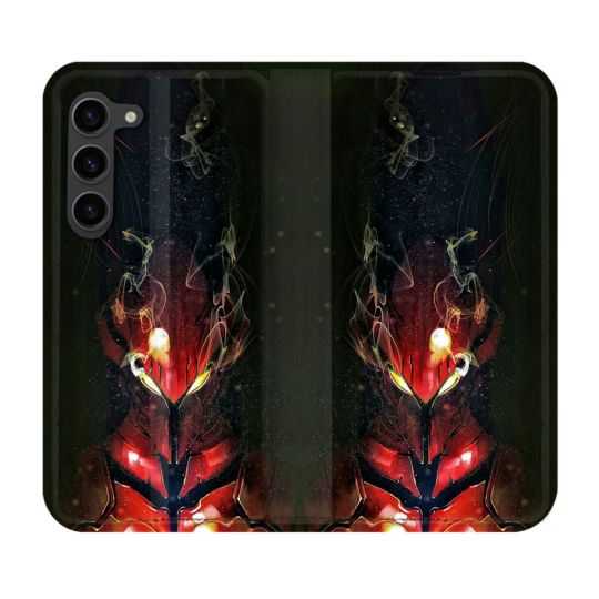 Housse Cuir Portefeuille Pour Samsung Galaxy S23 Plus Manga Solo Leveling Igris