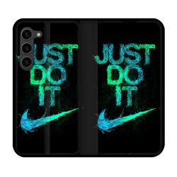 Housse Cuir Portefeuille Pour Samsung Galaxy S23 Plus Nike Just Do It