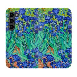 Housse Cuir Portefeuille Pour Samsung Galaxy S23 Plus Peinture Iris