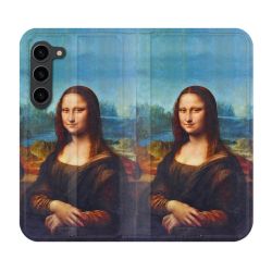 Housse Cuir Portefeuille Pour Samsung Galaxy S23 Plus Peinture Joconde