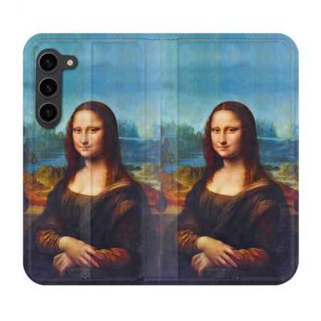 Housse Cuir Portefeuille Pour Samsung Galaxy S23 Plus Peinture Joconde