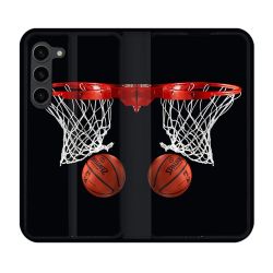 Housse Cuir Portefeuille Pour Samsung Galaxy S23 Plus Sport Basket Panier