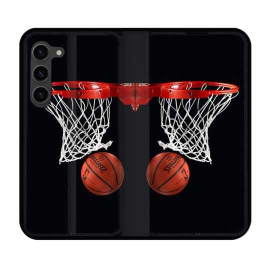 Housse Cuir Portefeuille Pour Samsung Galaxy S23 Plus Sport Basket Panier