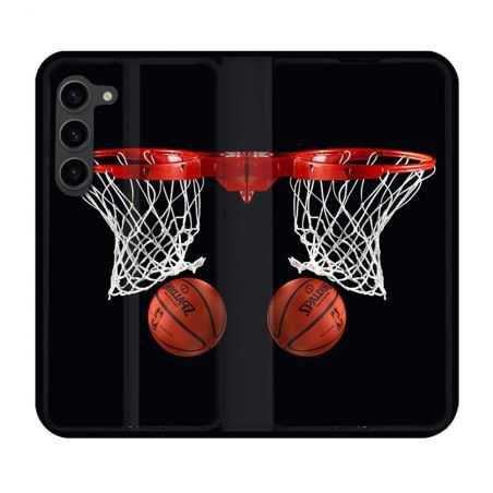 Housse Cuir Portefeuille Pour Samsung Galaxy S23 Plus Sport Basket Panier
