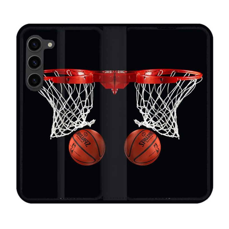 Housse Cuir Portefeuille Pour Samsung Galaxy S23 Plus Sport Basket Panier