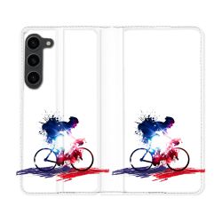 Housse Cuir Portefeuille Pour Samsung Galaxy S23 Plus Sport Cyclisme France