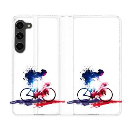 Housse Cuir Portefeuille Pour Samsung Galaxy S23 Plus Sport Cyclisme France