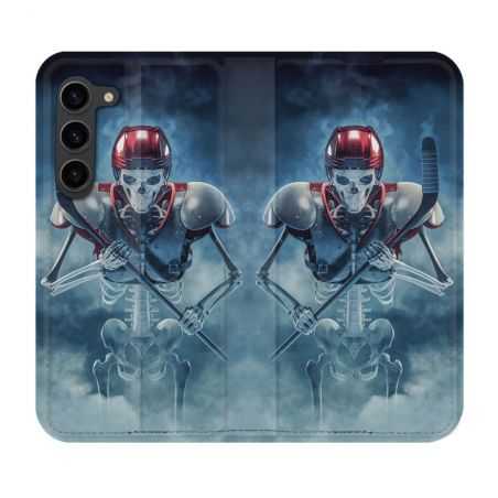 Housse Cuir Portefeuille Pour Samsung Galaxy S23 Plus Sport Football Stade
