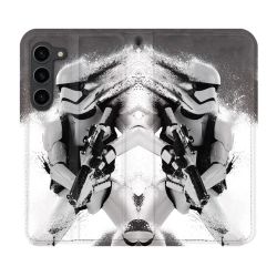 Housse Cuir Portefeuille Pour Samsung Galaxy S23 Plus Star Wars - Trooper