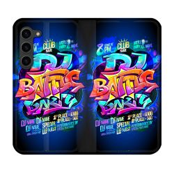 Housse Cuir Portefeuille Pour Samsung Galaxy S23 Plus Street Art Rap