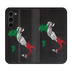 Housse Cuir Portefeuille Pour Samsung Galaxy S23 Plus Voyage Italie Botte