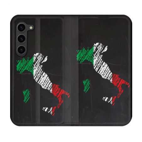 Housse Cuir Portefeuille Pour Samsung Galaxy S23 Plus Voyage Italie Botte