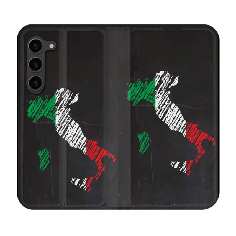 Housse Cuir Portefeuille Pour Samsung Galaxy S23 Plus Voyage Italie Botte