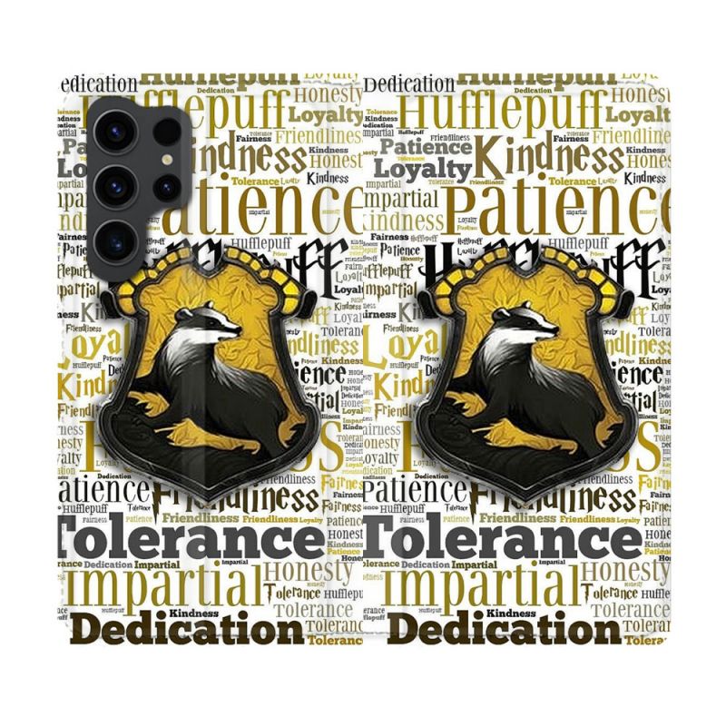 Housse Cuir Portefeuille Pour Samsung Galaxy S23 Ultra Harry Potter Poursouffle