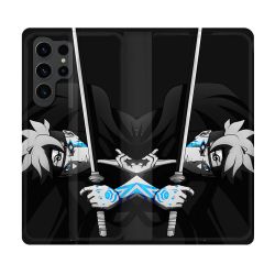 Housse Cuir Portefeuille Pour Samsung Galaxy S23 Ultra Manga Boruto Epée