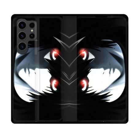Housse Cuir Portefeuille Pour Samsung Galaxy S23 Ultra Manga Death Note L