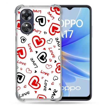 Coque Renforcée Pour Oppo A17 Amour Love