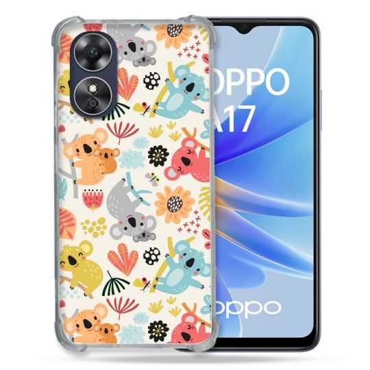 Coque Renforcée Pour Oppo A17 Animal Koala Pattern